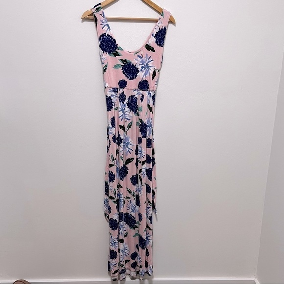 A PEA IN THE POD Floral Jersey Knit Maternity Maxi Dress Size Medium - Picture 10 of 10